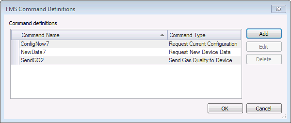 FMS Command Definitions